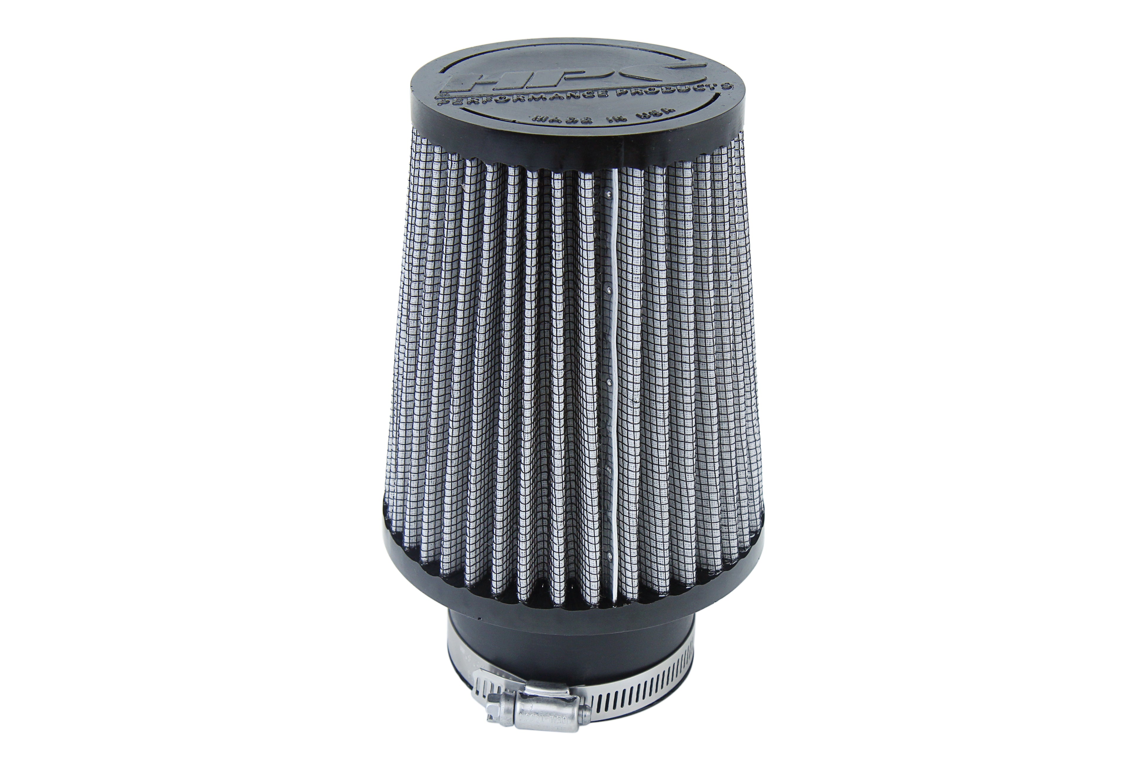 HPS Performance Air Filter 2.5 inch ID, 7.25 inch Length universal replacement intake kit shortram cold ram HPS-4295
