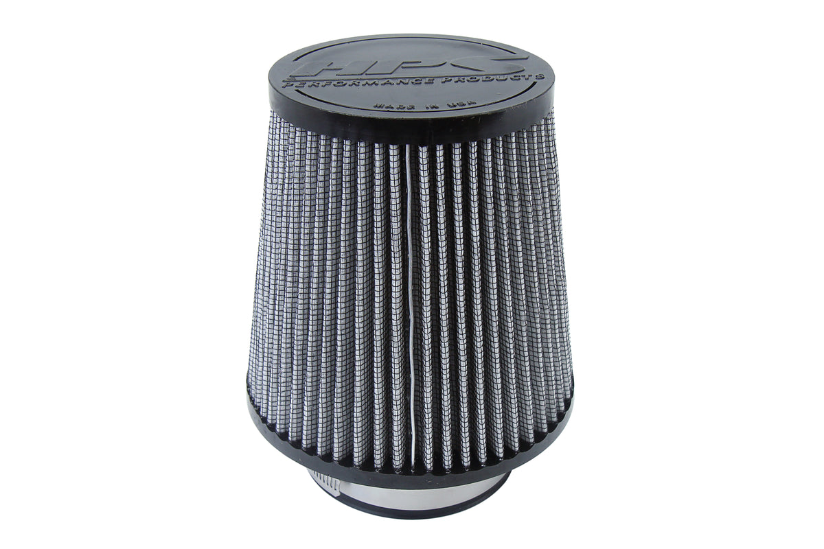 HPS Performance Air Filter 3.5 inch ID, 6 inch Length universal replacement intake kit shortram cold ram HPS-4298