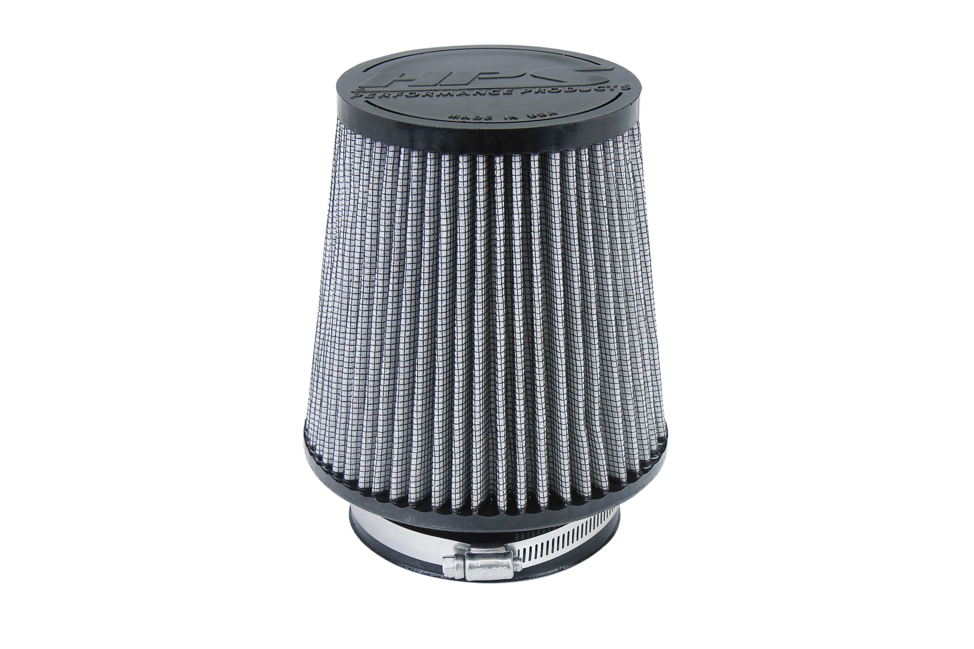 HPS Performance Air Filter 4 inch ID, 7.75 inch Length universal replacement intake kit shortram cold ram HPS-4300