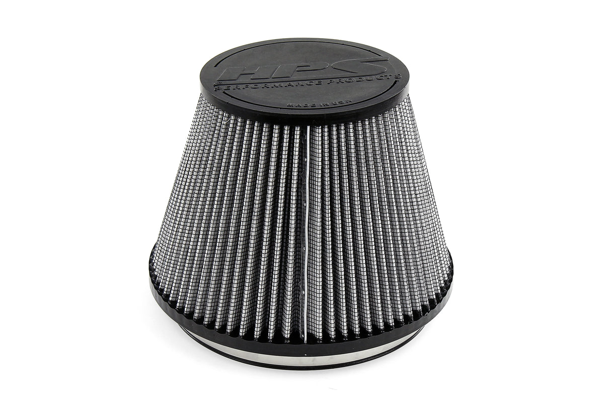 HPS Performance Air Filter 6&quot; ID, 5-3/8&quot; Element Length, 6&quot; Overall Length, HPS-4334