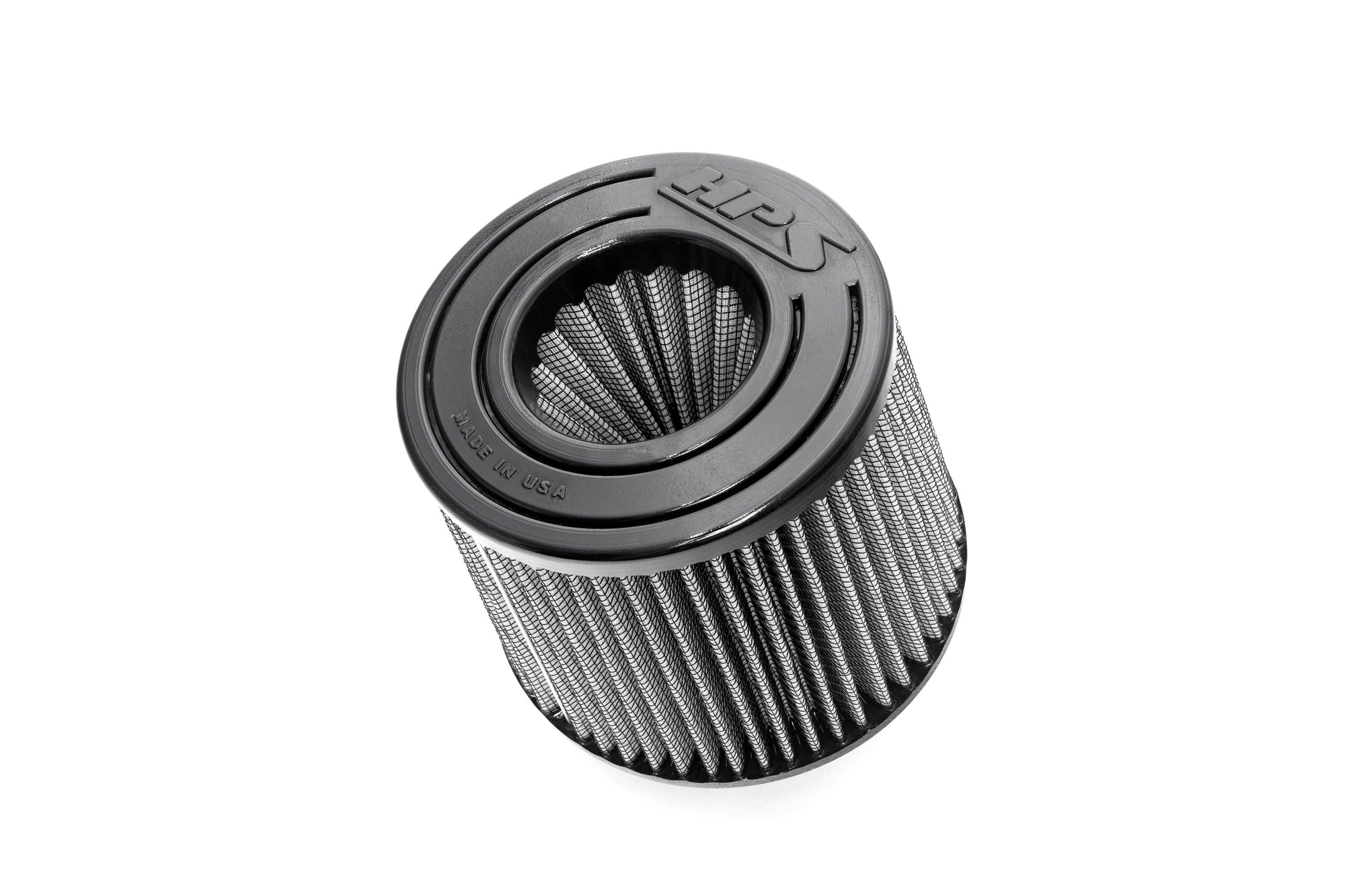 HPS Performance 76mm Open Top Dual Cone High Flow Air Filter Replacement Shortram Intake HPS-4341