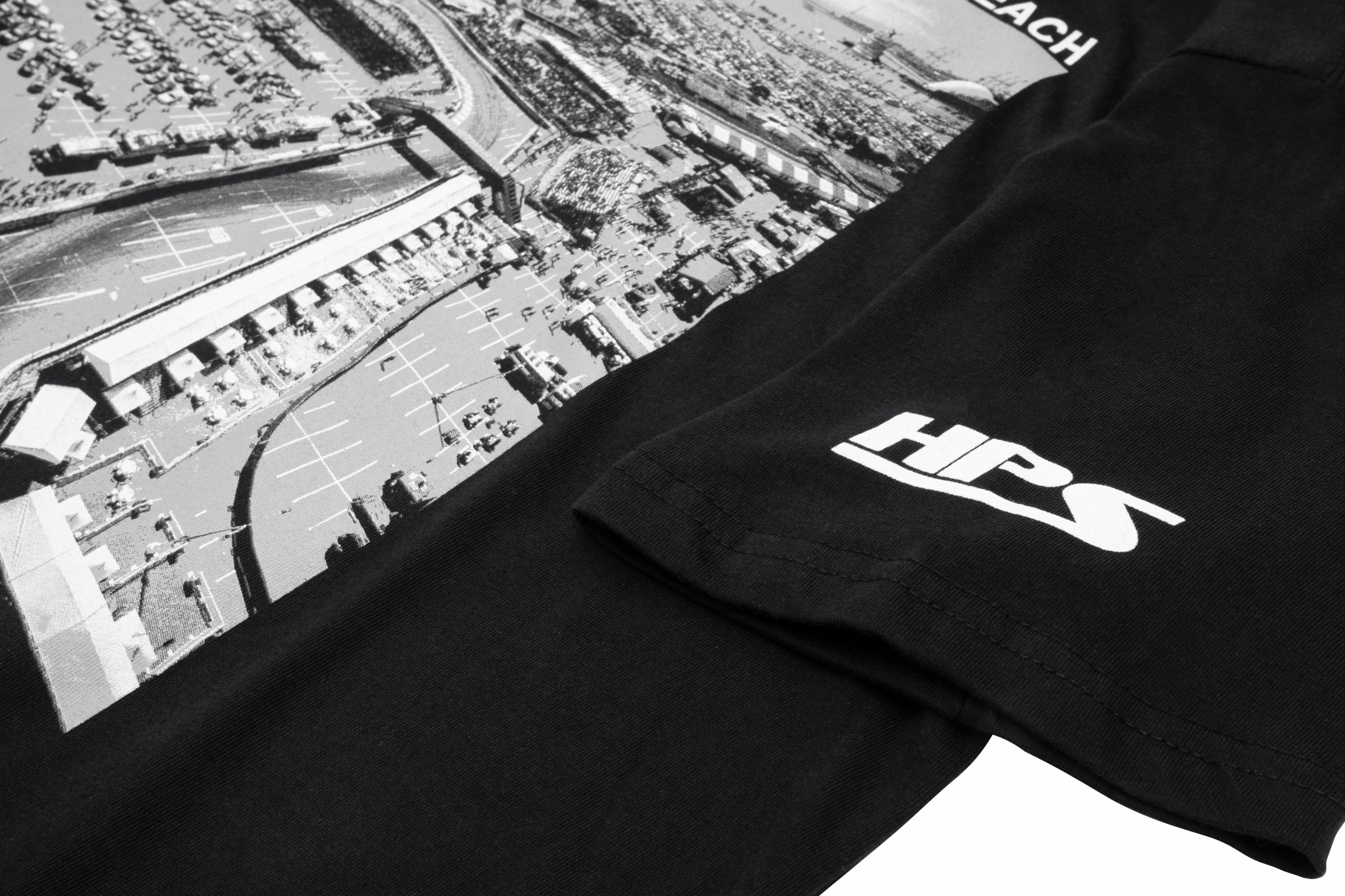 HPS Performance FDLB The Streets of Long Beach Aerial View T Shirt Premium Tee Black