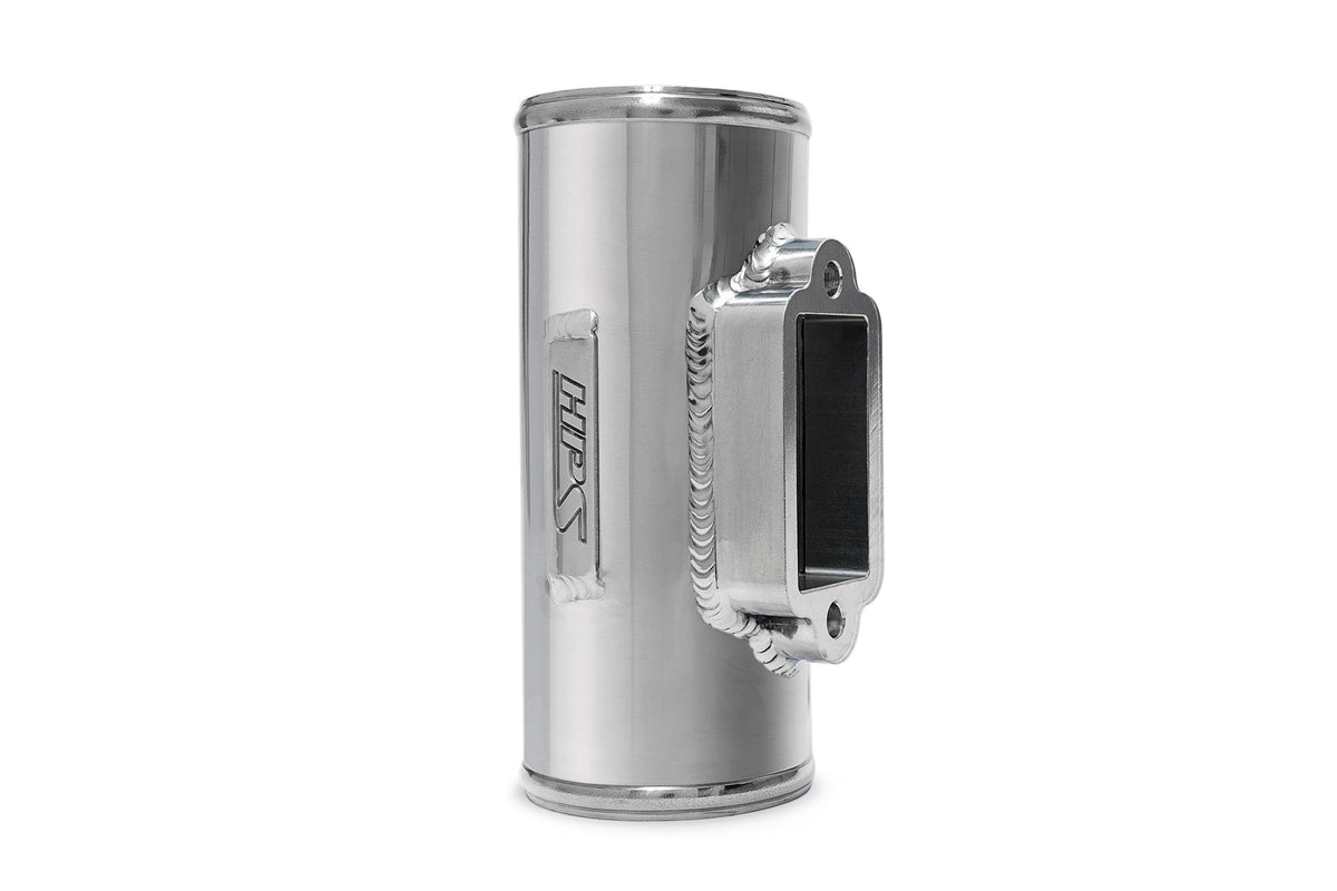 3.5" OD Aluminum MAF Sensor Intake Pipe - Polished Chrome For Custom Air Intakes