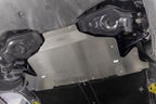 HPS Aluminum REAR Skid Plate Undertray Protection Shield installed 2020-2023 Tesla Model 3 Y SP-102