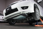HPS Performance Aluminum Front Under Tray Panel Skid Plate installed 2009-2013 Honda Fit 1.5L GE GG SP-105