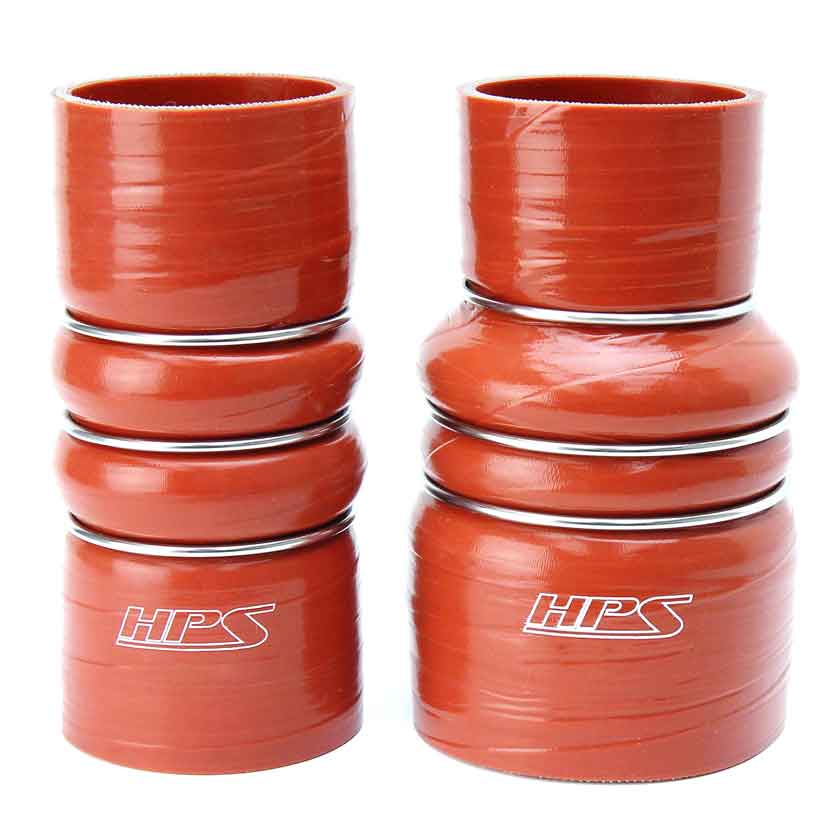 HPS High Temperature Reinforced Silicone Charge Air Cooler CAC Bellow Hoses Turbo Diesel Radiator