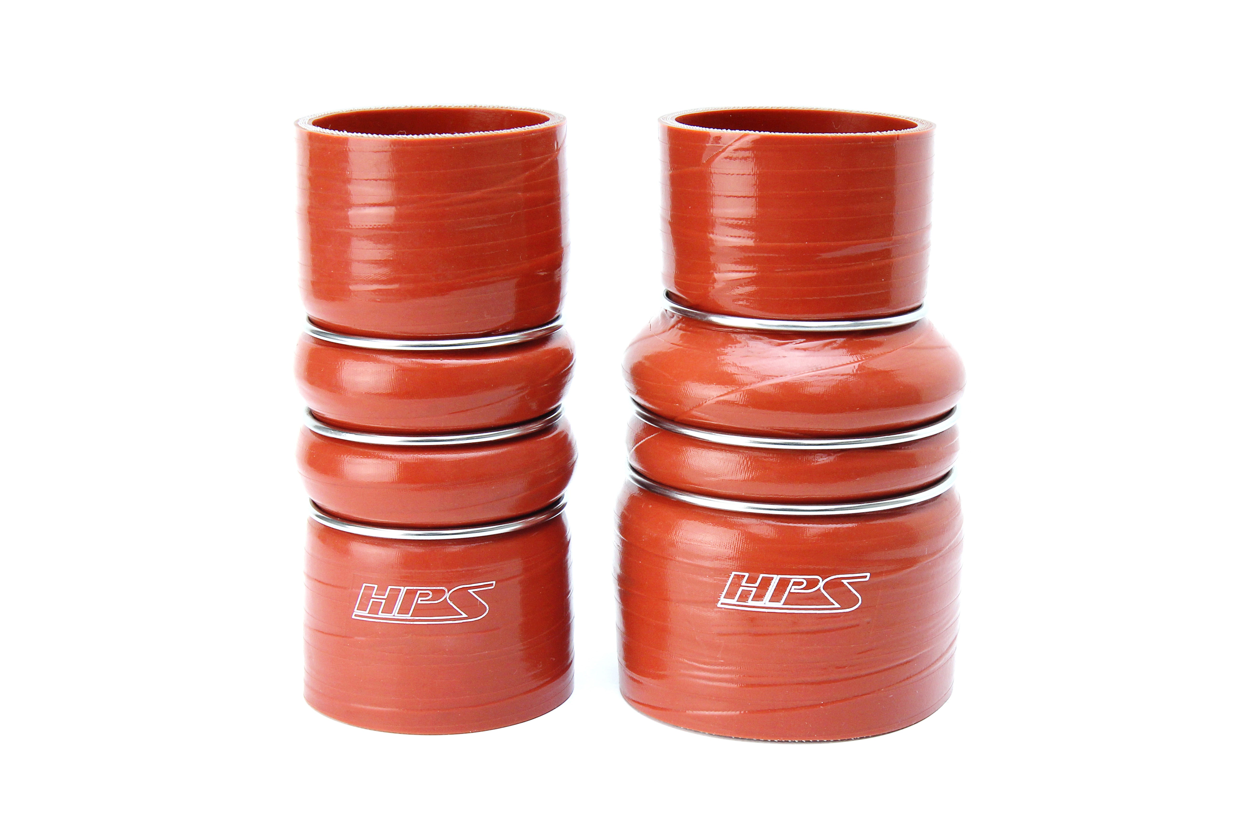 HPS レッドインタークーラー ホットチャージパイプ HPS Reinforced Silicone Charge Air Cooler CAC Hose Bellow Diesel