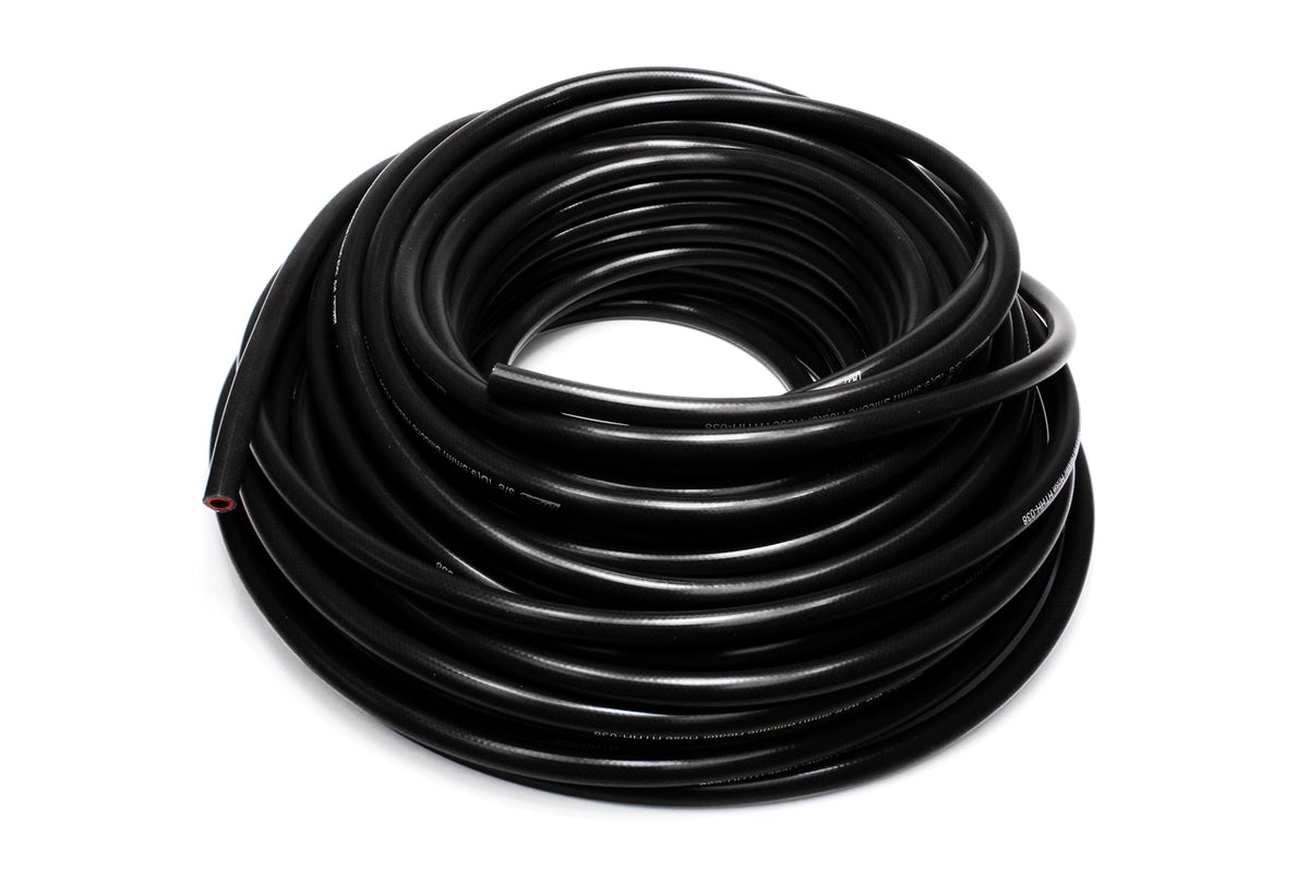 HPS 9/16&quot; 14mm ID High Temperature Reinforced Black Silicone Heater Hose Tubing Coolant Automotive