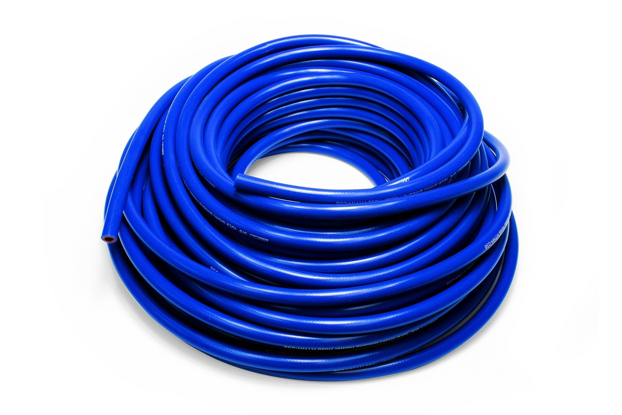 HPS 1-1/8 inch ID High Temperature Reinforced Blue Silicone Heater Hose Tubing 28mm ID HTHH-112-BLUE
