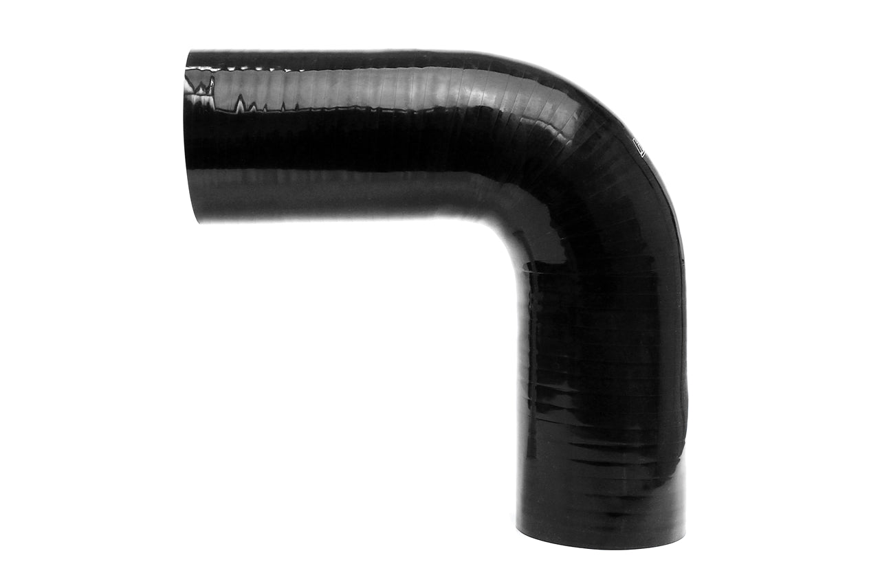 HPS Performance High Temperature Reinforced 90 Degree Silicone Elbow Coupler Hose Black