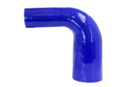 HPS Performance High Temperature Reinforced 90 Degree Silicone Elbow Reducer Coupler Hose Blue