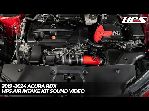 HPS Performance Air Intake Kit with Heat Shield Sound Clip Acura 2019-2024 RDX 2.0L Turbo 827-729