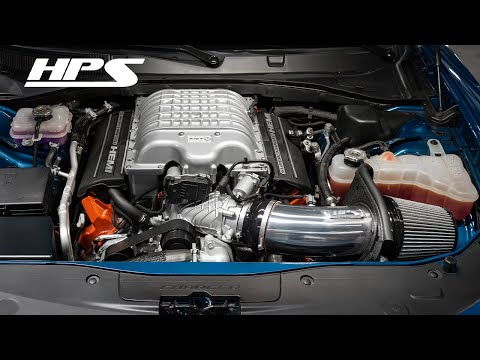 2019-2023 HPS Performance Charger Hellcat 6.2L Supercharged Air Intake Kit Sound Clip 827-681