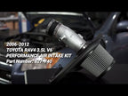 HPS Performance Air Intake Kit with Heat Shield, 2006-2012 Toyota RAV4 3.5L V6, 827-740