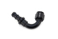 HPS Performance 120 Degree Aluminum Push-on Hose End to AN Female Black