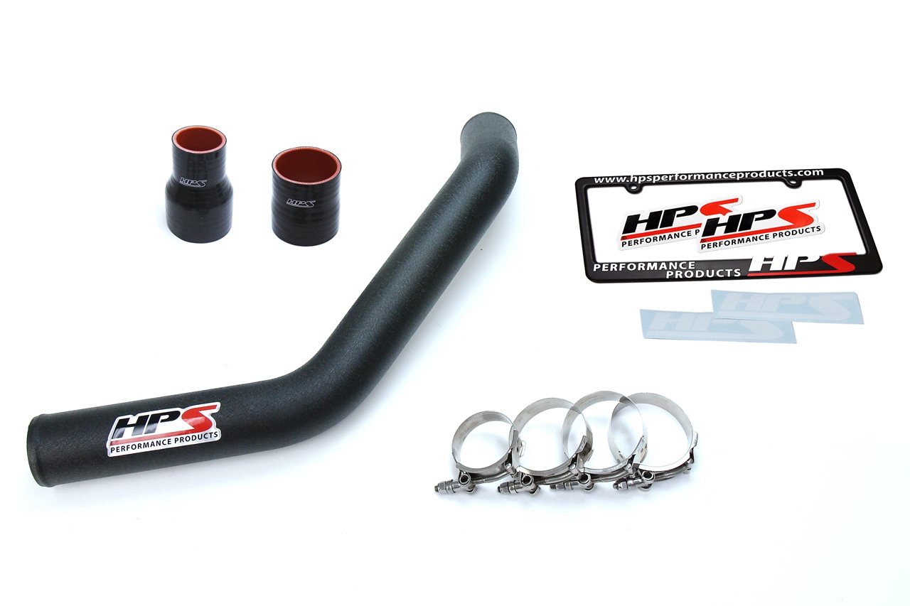 HPS Black 2.5 inch Upper Intercooler Pipe UICP, 08-15 Mitsubishi Lancer EVO 10 Turbo