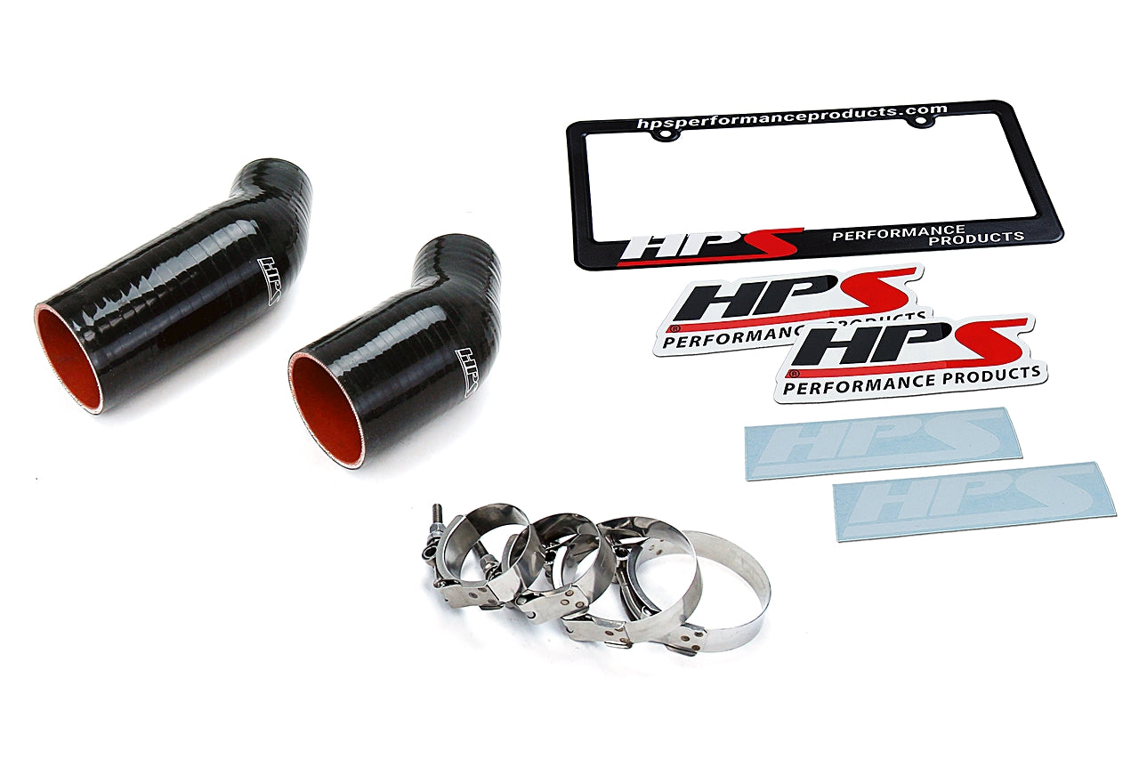 HPS Performance high temperature 4-ply reinforced silicone hoses and T-bolt clamps 17-106