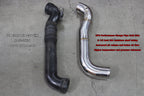 HPS 3.5" Stainless Steel Charge Pipe Cold Side vs OEM Plastic GMC Sierra 3500HD 6.6L Duramax Diesel Turbo LML 17-125P