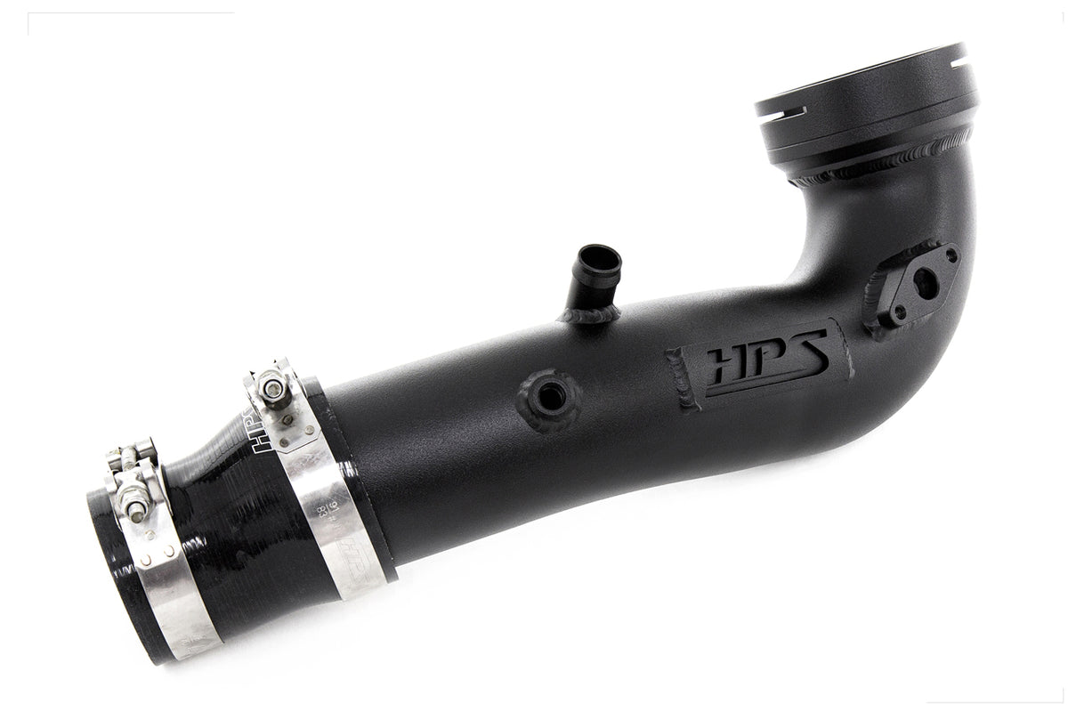 HPS Black Intercooler Cold Side Charge Pipe BMW 2012-2016 ActiveHybrid 5 3.0L Turbo N55 F10 17-127WB