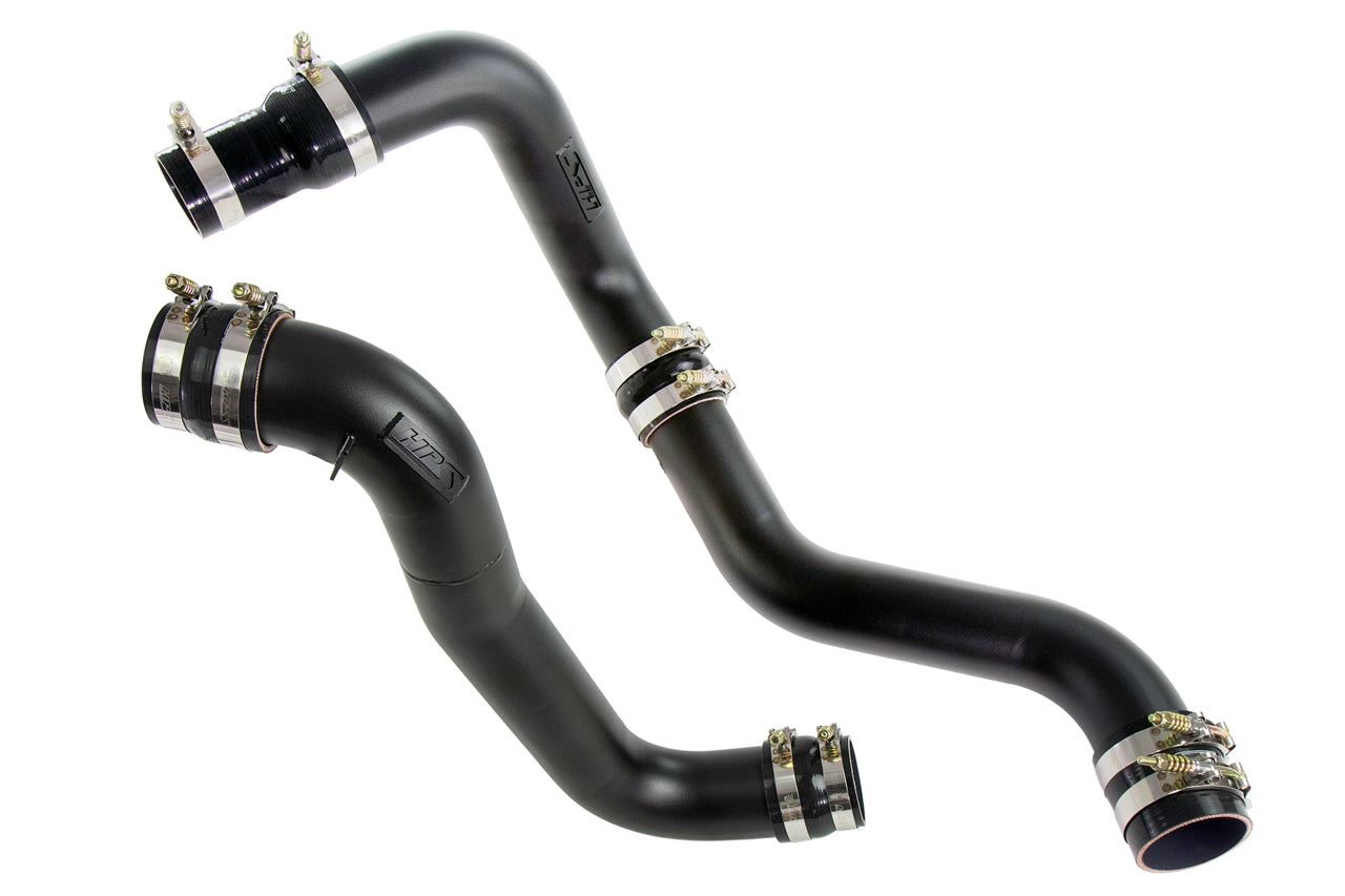 HPS Black Intercooler Charge Pipe Hot and Cold Side 2013-2016 Chevy Silverado 2500HD 6.6L Duramax Diesel Turbo LML 17-138WB