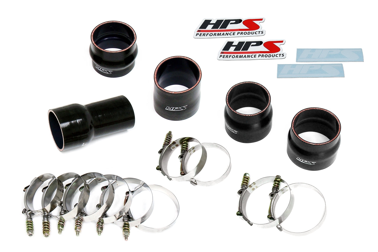 HPS Cold and Hot Side Oil Resistant High Temp Reinforced Silicone Boots GMC Sierra 3500HD 6.6L Duramax Diesel Turbo LML