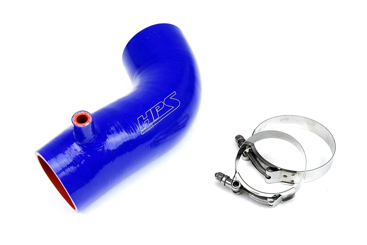 HPS Blue Reinforced Silicone Post MAF Air Intake Hose Kit Acura 13-15 ILX 17838-BLUE