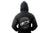HPS Performance Products Black zip up hoodie jacket round logo gray serving the industry since 2007 mens jacket back large cotton polyester blend