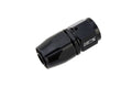 HPS Performance Compression Double Swivel Straight Hose End to AN Female, Aluminum, Black
