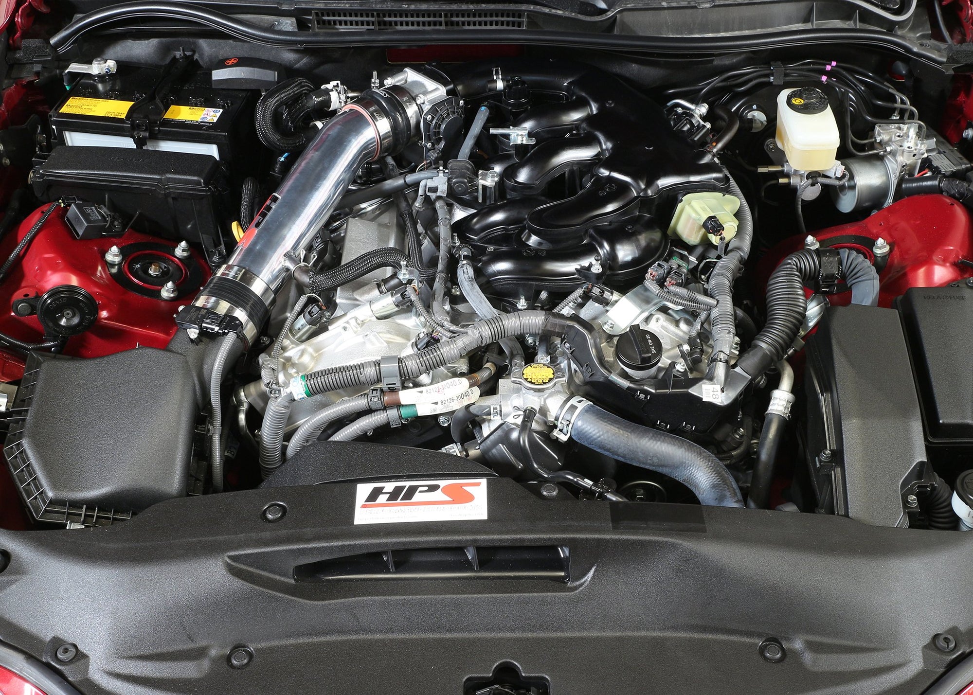 HPS Performance Post MAF Air Intake Tube Kit Installed 2014-2016 Lexus IS250 2.5L V6 Non F-Sport 27-560P