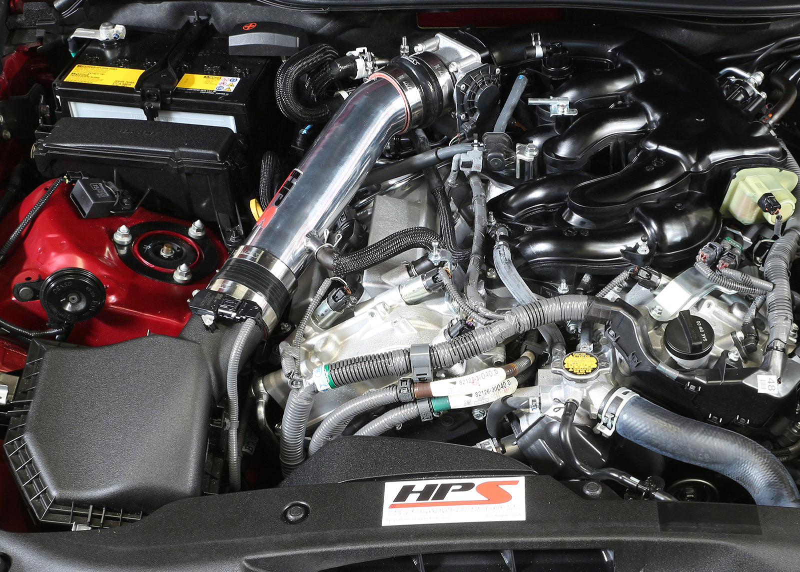 HPS Post MAF Cold Air Intake Tube Kit Installed 2014-2015 Lexus IS250 2.5L V6 Non F-Sport 27-560