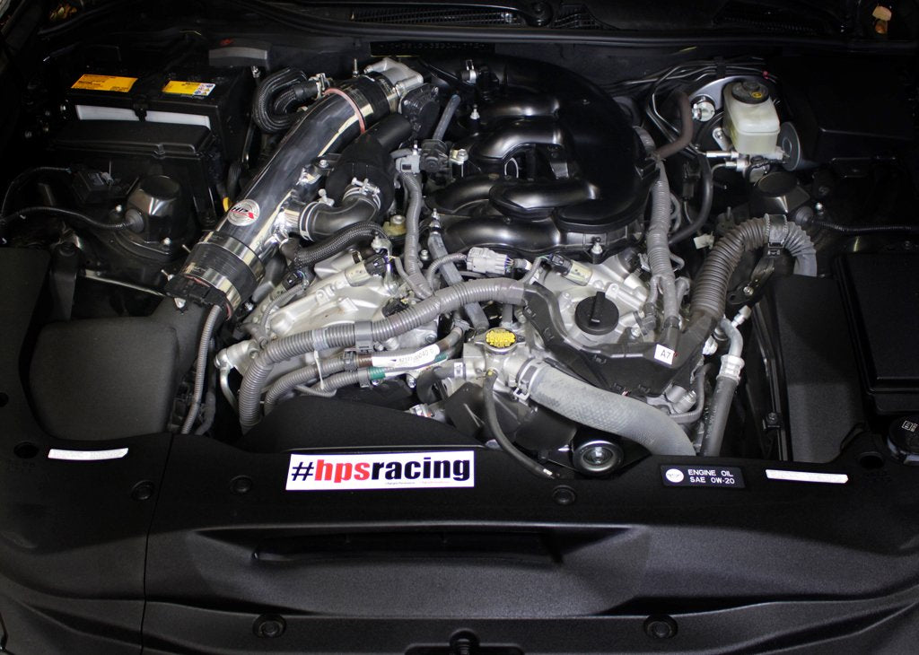 HPS Performance Post MAF Air Intake Tube Kit Installed 2015-2019 Lexus RC350 3.5L V6 F-Sport 27-569P
