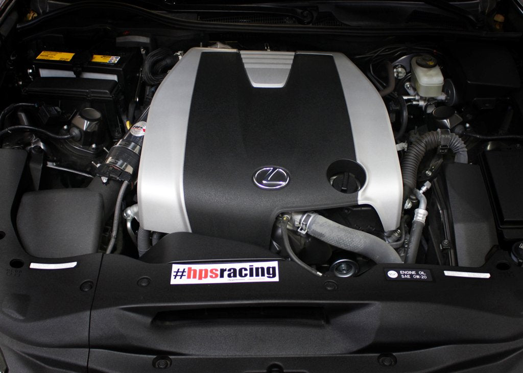 HPS Performance Post MAF Air Intake Tube Kit Installed 2015-2019 Lexus RC350 3.5L V6 F-Sport 27-569P