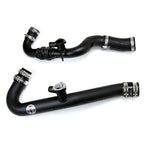 HPS Intercooler Charge Pipe vs OEM restrictive design HOT Side - 15-17 Ford Mustang Ecoboost 2.3L Turbo