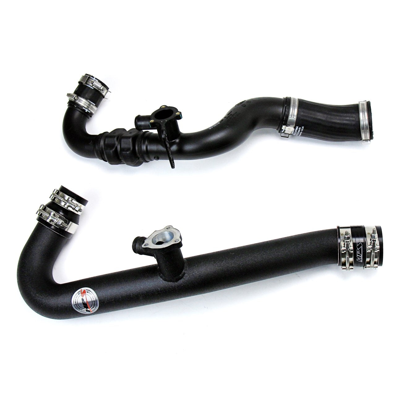 HPS Intercooler Charge Pipe vs OEM restrictive design HOT Side - 15-17 Ford Mustang Ecoboost 2.3L Turbo