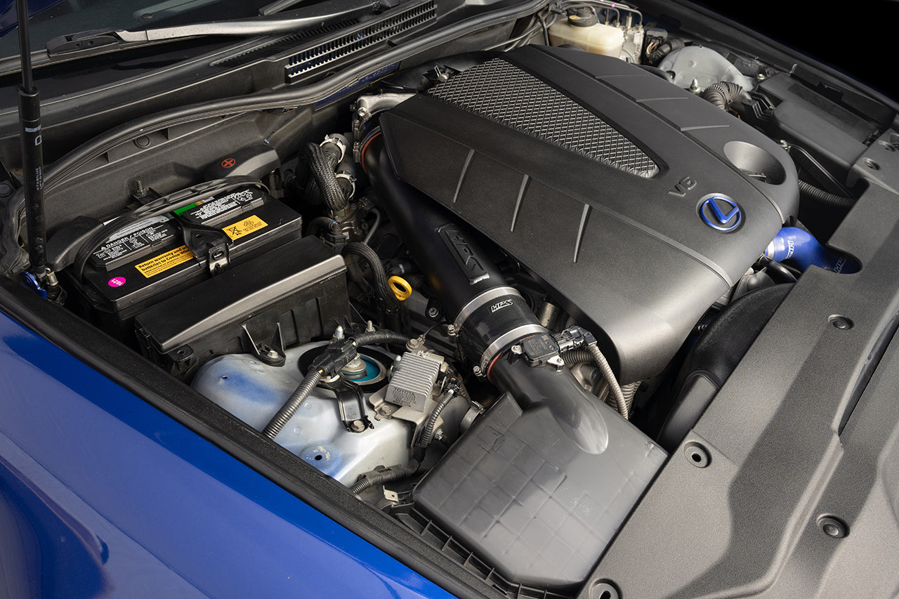 HPS Performance Black Air Intake Tube Kit Installed 10-15 Lexus IS 350 3.5L V6 XE20 GSE21 27-710WB