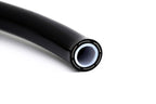 HPS Performance PTFE Stainless Steel Braided Hose Fuel Line Oil Rubber Black