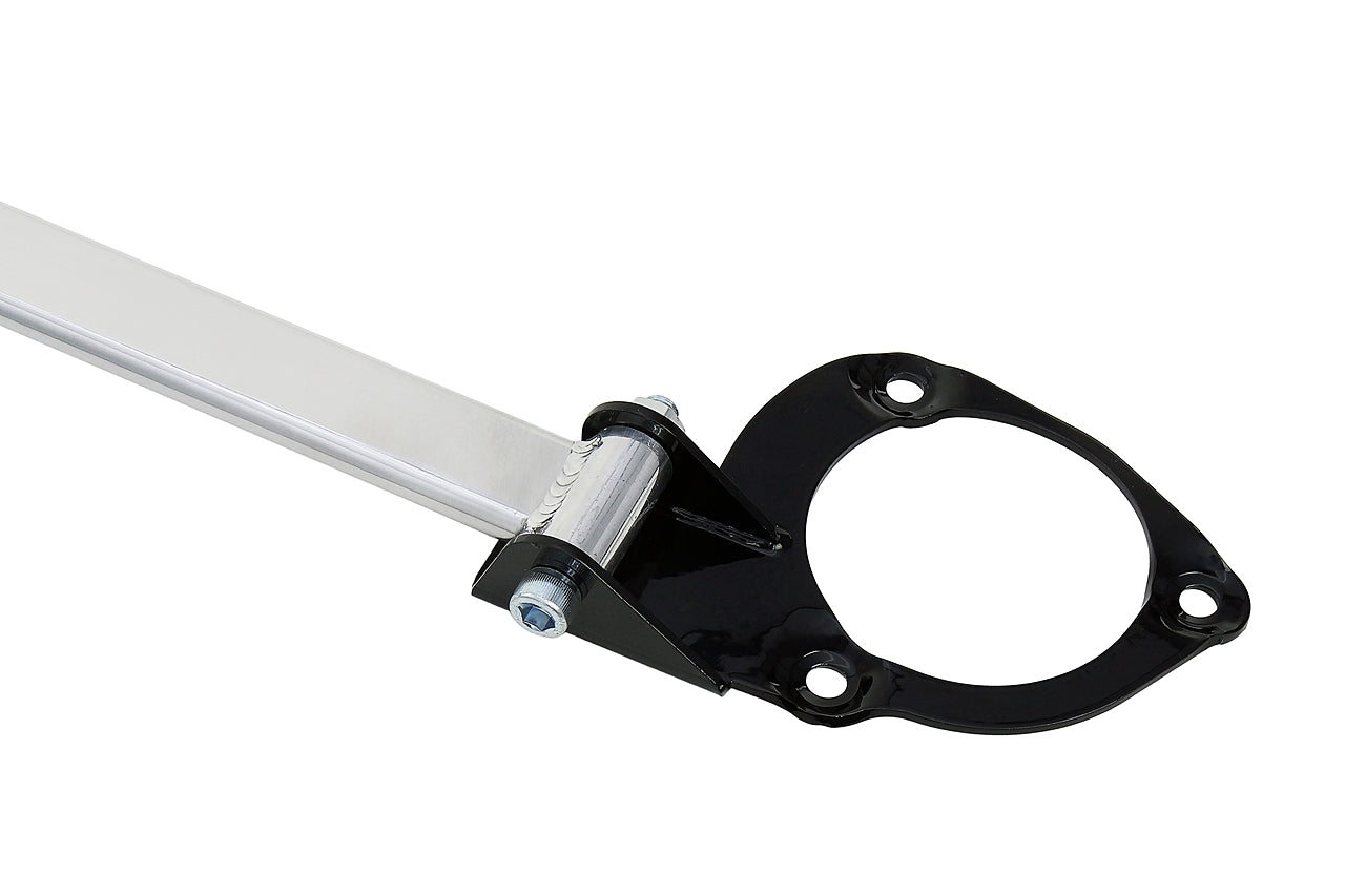 HPS Performance Front Strut Bar 2012-2017 Toyota Camry 42102 Bracket mount closeup