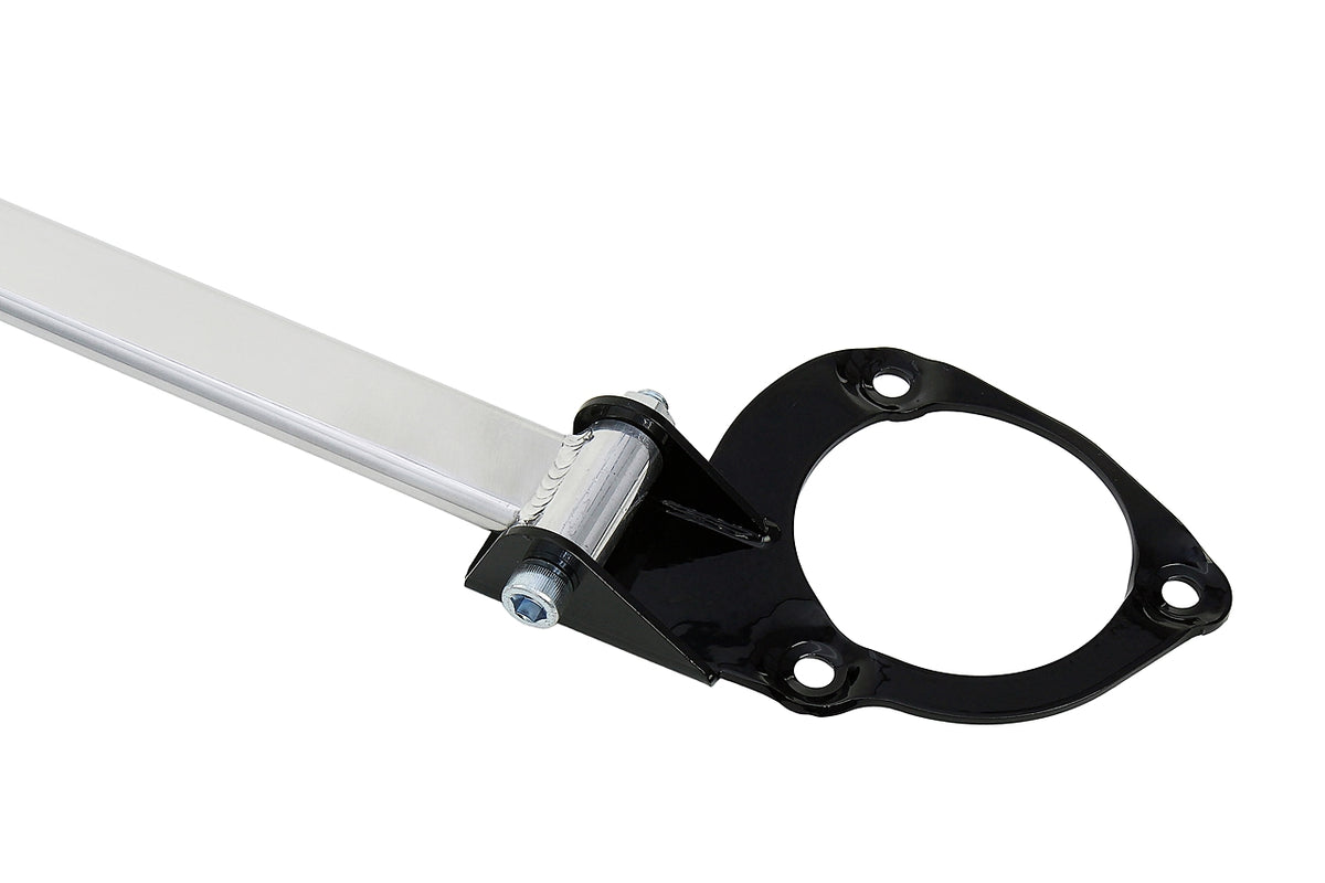 HPS Performance Front Strut Bar 2012-2017 Toyota Camry 42102 Bracket mount closeup