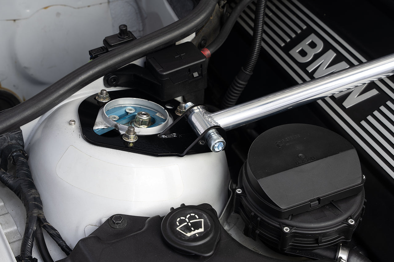 HPS front strut tower bar reinforcement wisefab drift angle kit 42103 42-103 BMW e46 2002-2006 325 330