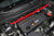 HPS Performance Red Front Strut Tower Billet Aluminum Bar Installed 2018-2022 Honda Accord Turbo 42-104R L15 K20 Engine