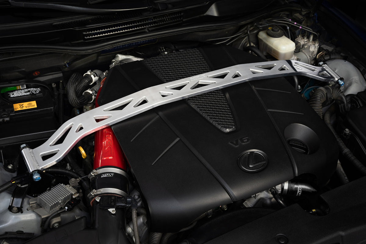 Front Upper Strut Tower Brace For Lexus IS250/IS350/ISF (2006-2013) – Aluminum Red By YunguJoss