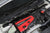 HPS Performance Black Front Strut Bar billet aluminum 2016-2023 Honda Civic 1.5 turbo 42-111GB