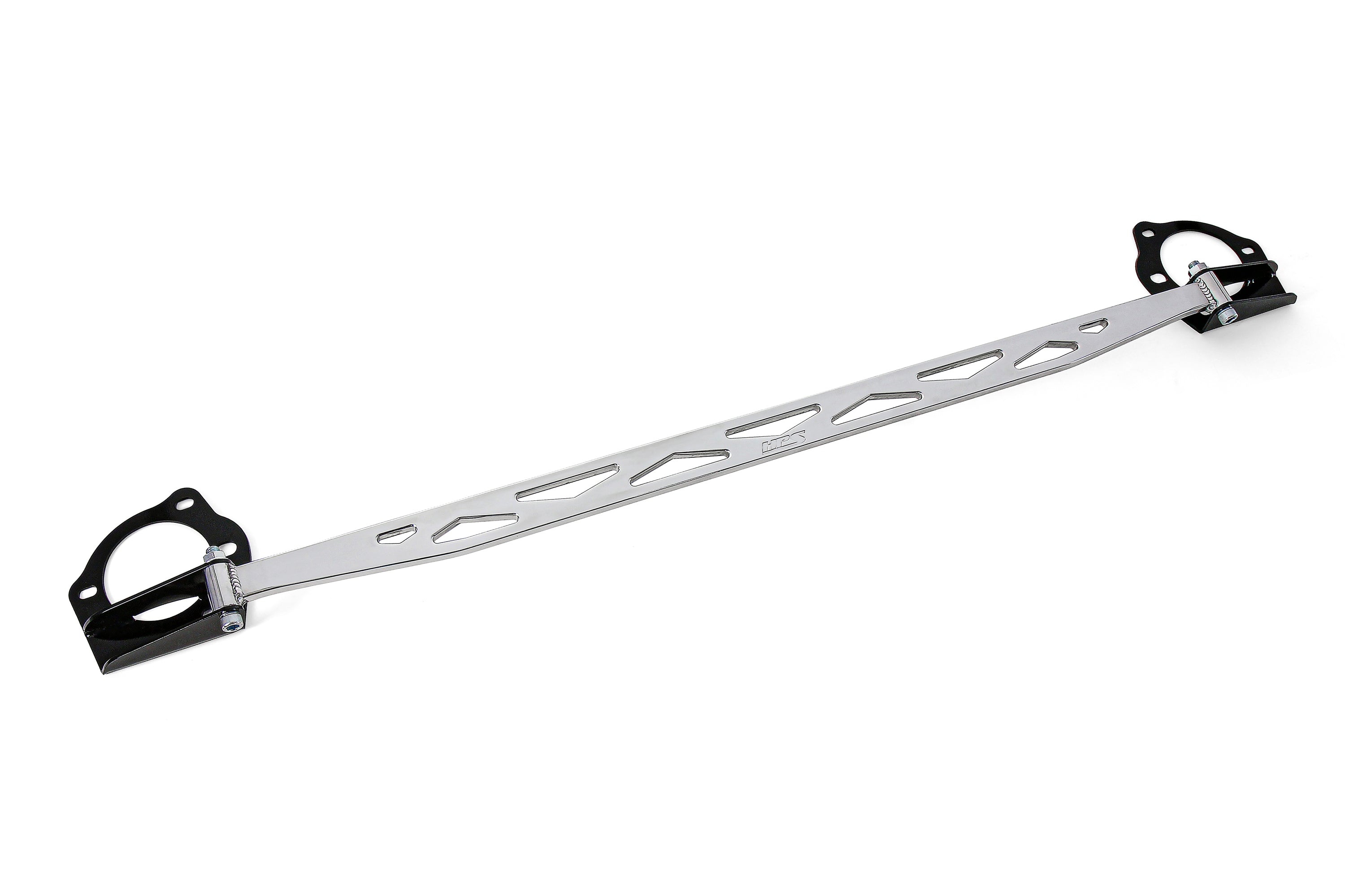 HPS Performance Front Strut Bar billet aluminum 2017-2023 Honda Civic Type R 2.0L Turbo 42-111P Polished