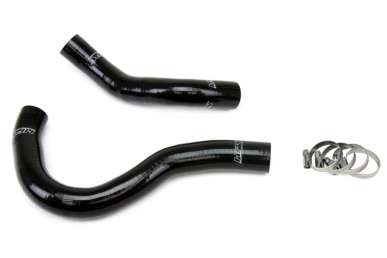 HPS Black Reinforced Silicone Radiator Hose Kit Coolant Acura 02-06 RSX 57-1001-BLK