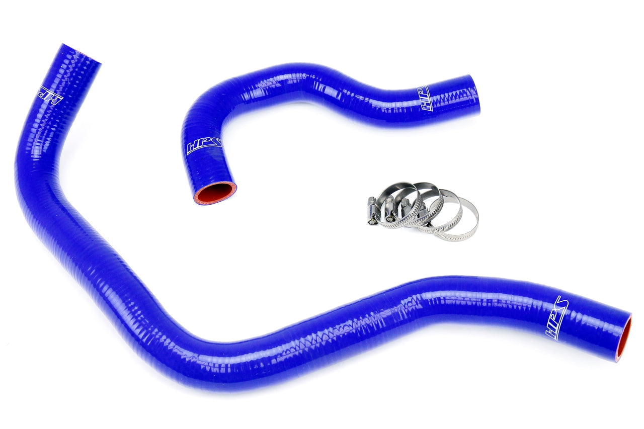 HPS Blue Reinforced Silicone Radiator Hose Kit Coolant Acura 90-93 Integra B18 B20 57-1002-BLUE