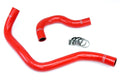 HPS Red Reinforced Silicone Radiator Hose Kit Coolant Acura 90-93 Integra B18 B20 57-1002-RED