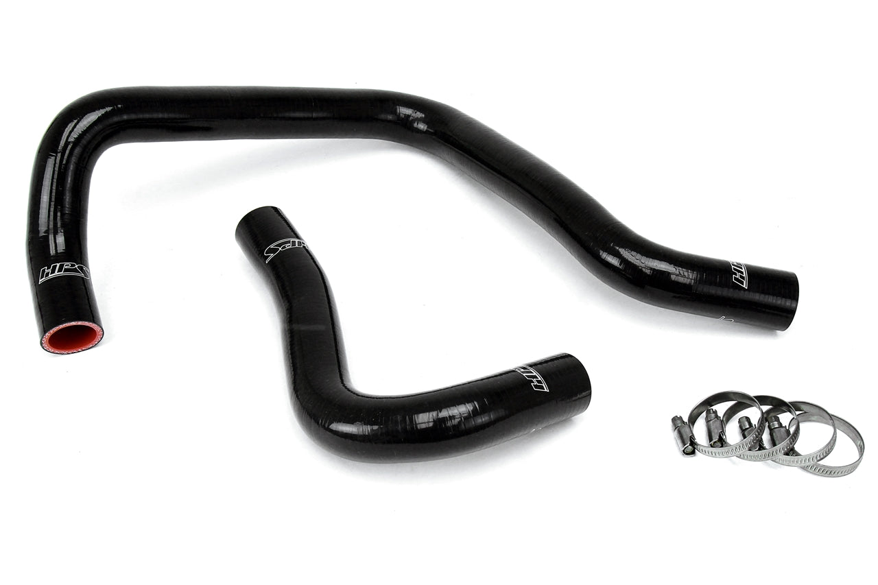 HPS Black Reinforced Silicone Radiator Hose Kit Coolant Honda 93-97 Del Sol B18 B20 57-1003-BLK