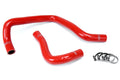 HPS Red Reinforced Silicone Radiator Hose Kit Coolant Honda 88-00 Civic B18 B20 57-1003-RED