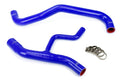 HPS Blue Reinforced Silicone Radiator Hose Kit Coolant Ford 02-04 Mustang GT 57-1012-BLUE