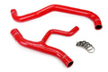 HPS Red Reinforced Silicone Radiator Hose Kit Coolant Ford 02-04 Mustang GT 57-1012-RED